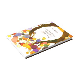 Love trees wedding guest book